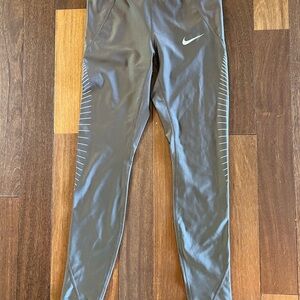 Nike gray/brown Dri-Fit leggings